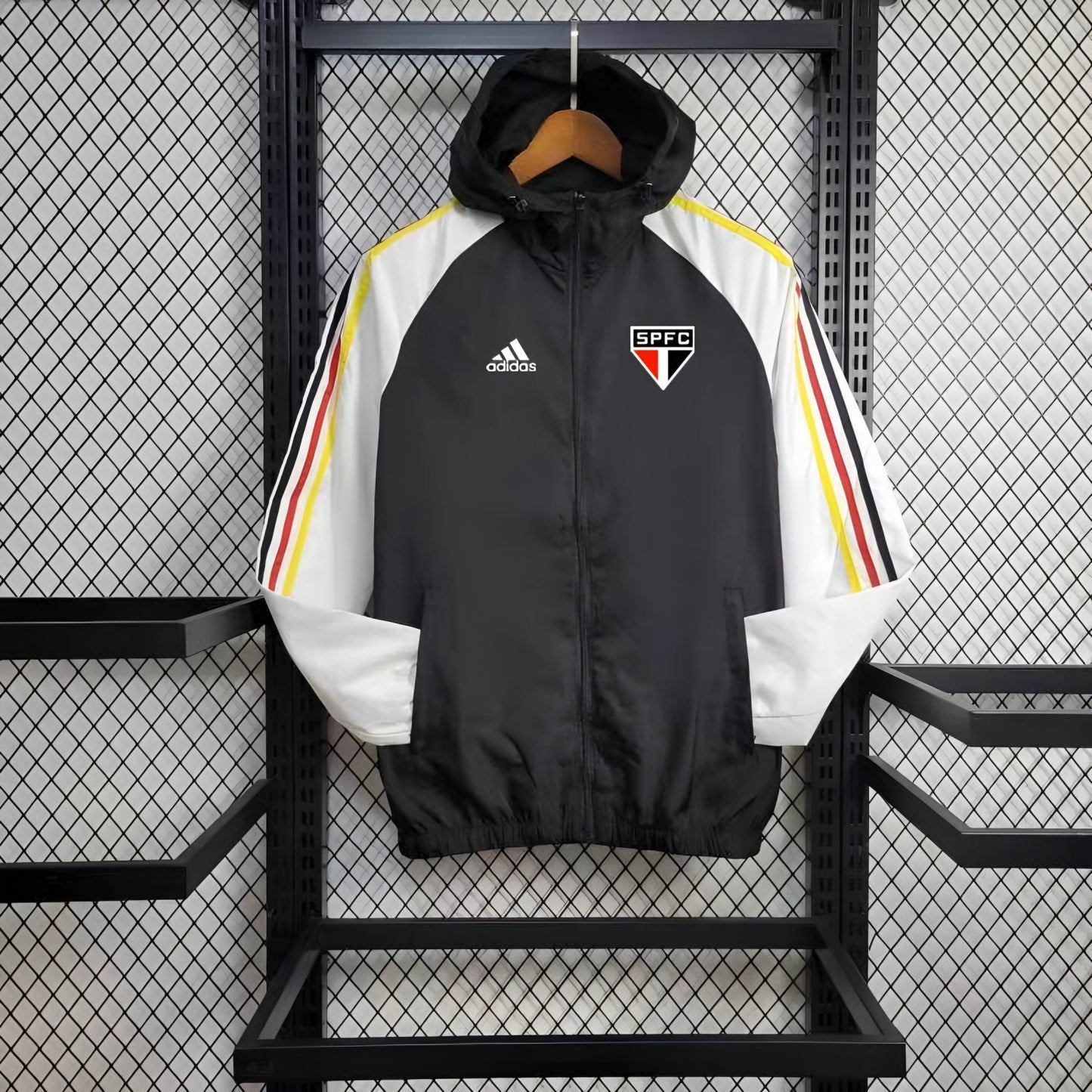 Sao Paulo 24/25 Black Windbreaker