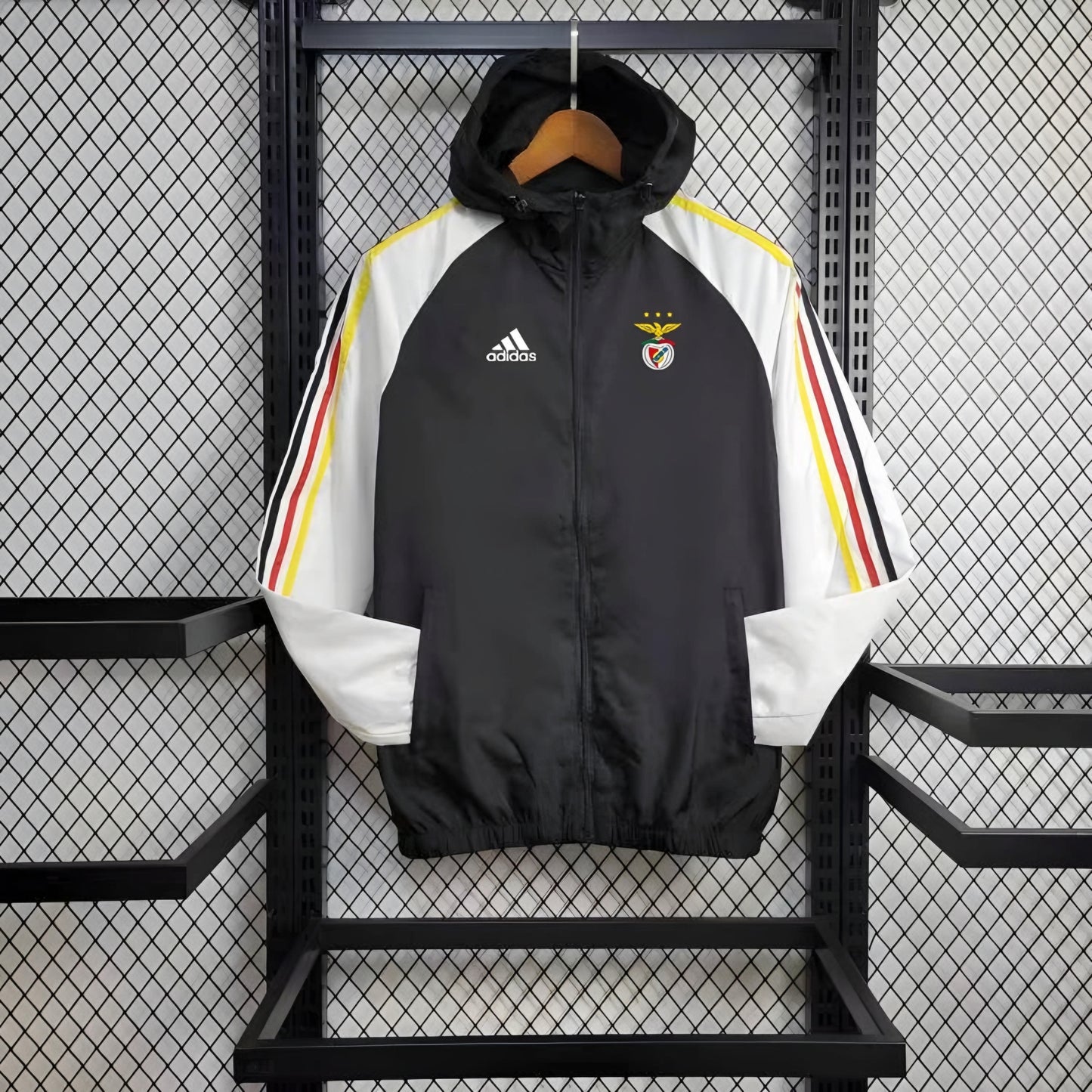 Benfica 24/25 Black Windbreaker