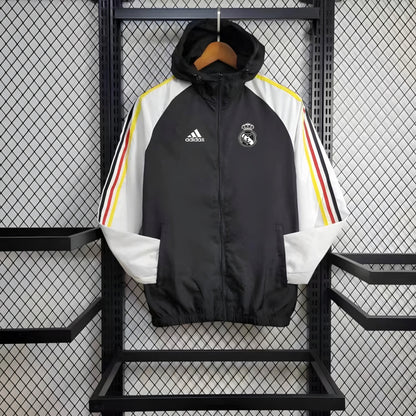 Real Madrid 24/25 Black Windbreaker