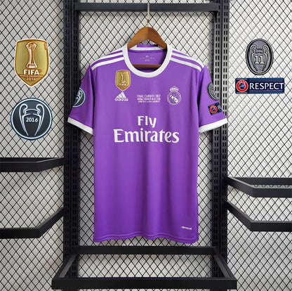 Real Madrid 16/17 Away Short Sleeve Shirt - UCL Final