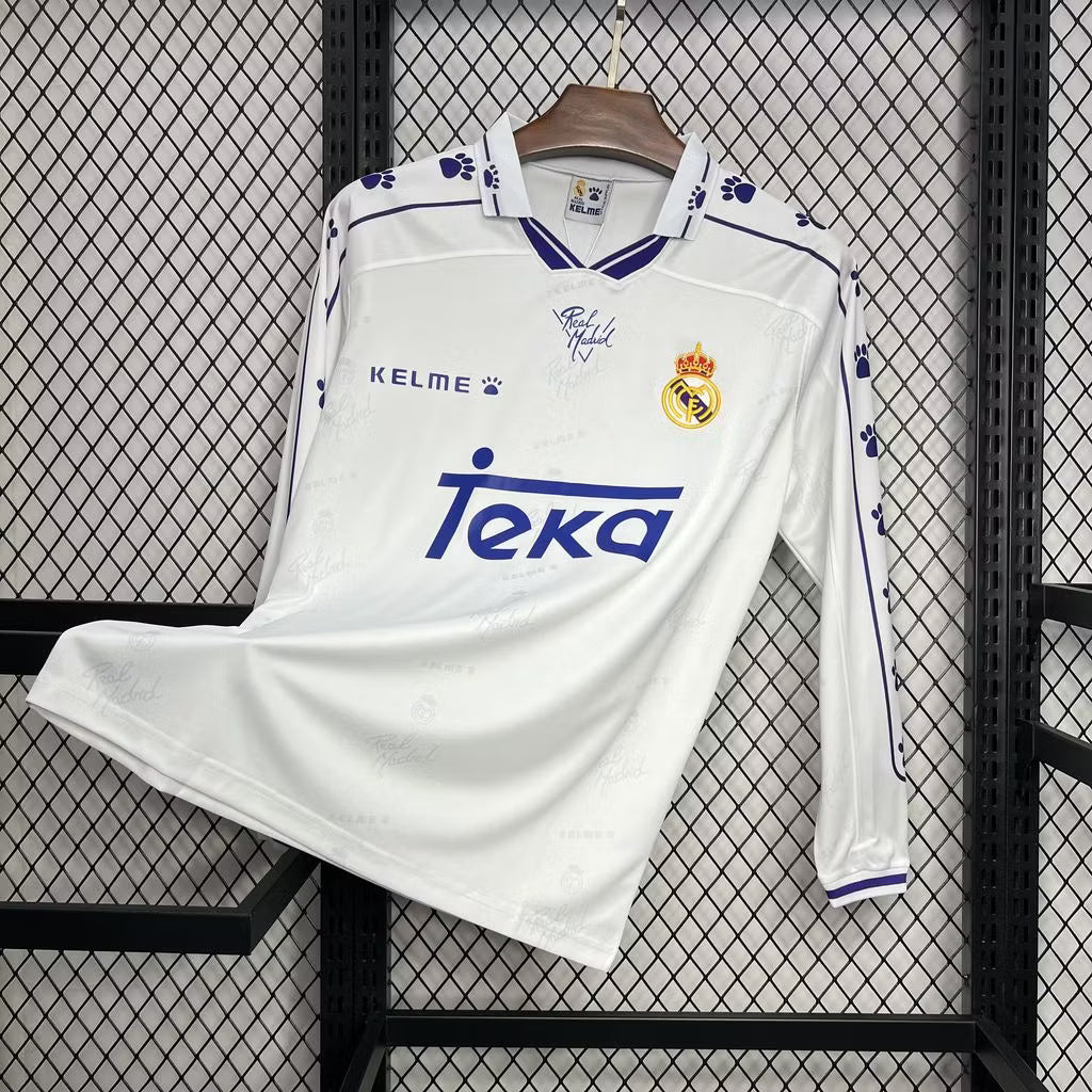 Real Madrid 1994 L/S Home Jersey