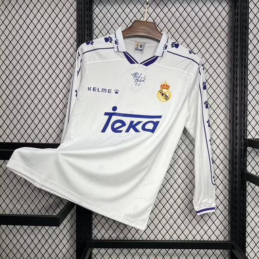 Real Madrid 1994 L/S Home Jersey