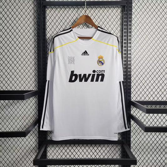 Real Madrid 2009 L/S Home Jersey