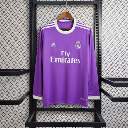 Real Madrid 2016 L/S Away UCL Jersey