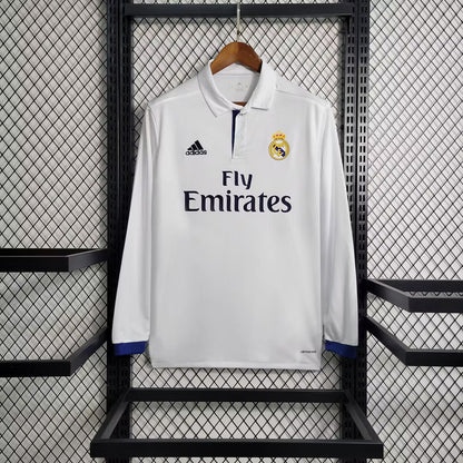 Real Madrid 2016 L/S Home Jersey