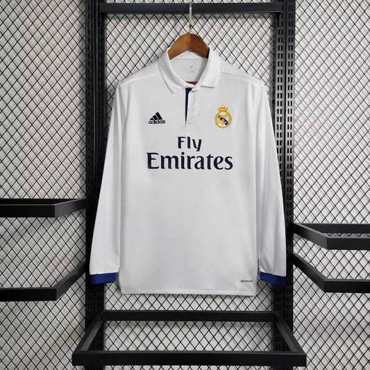 Real Madrid 2016 L/S Home Jersey