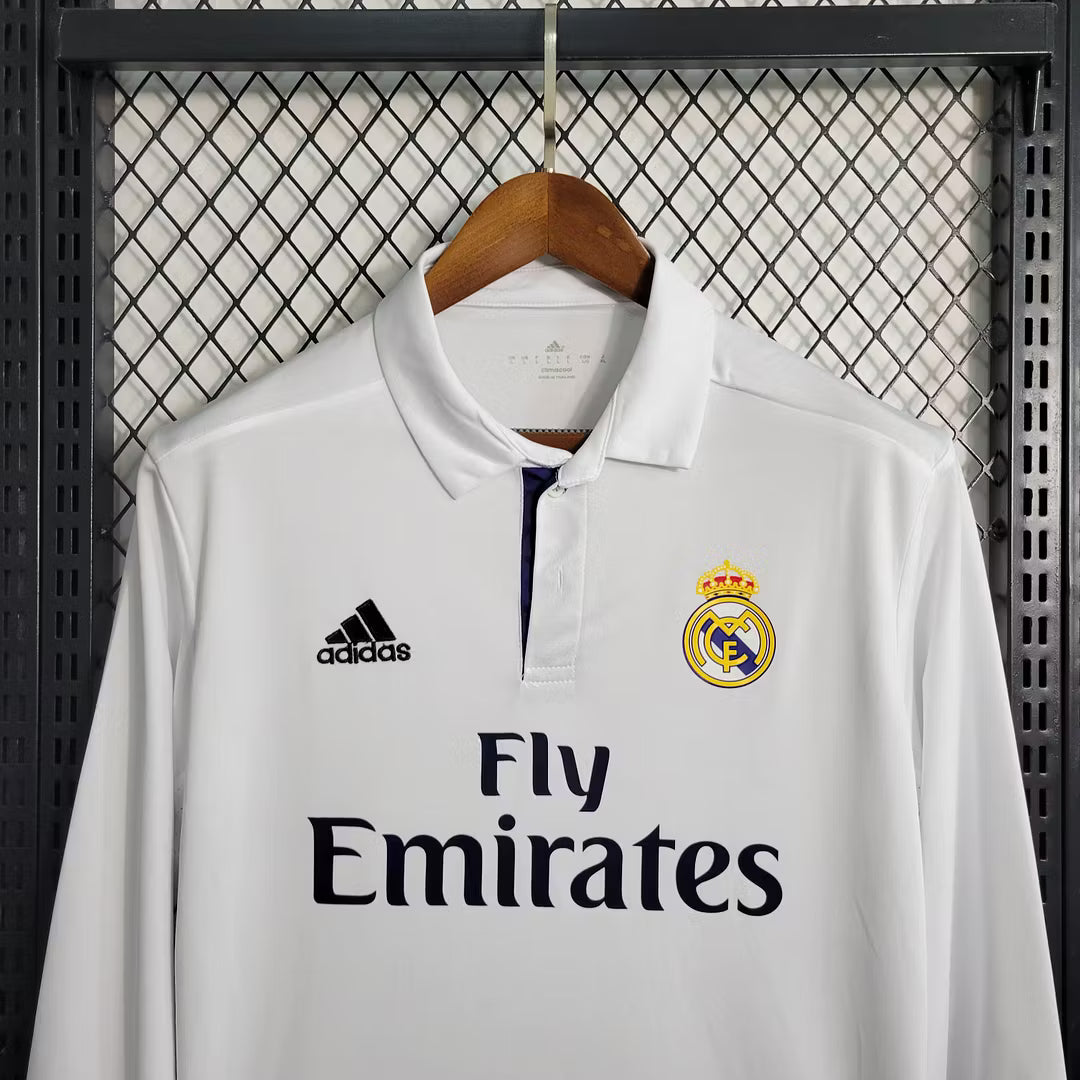 Real Madrid 2016 L/S Home Jersey