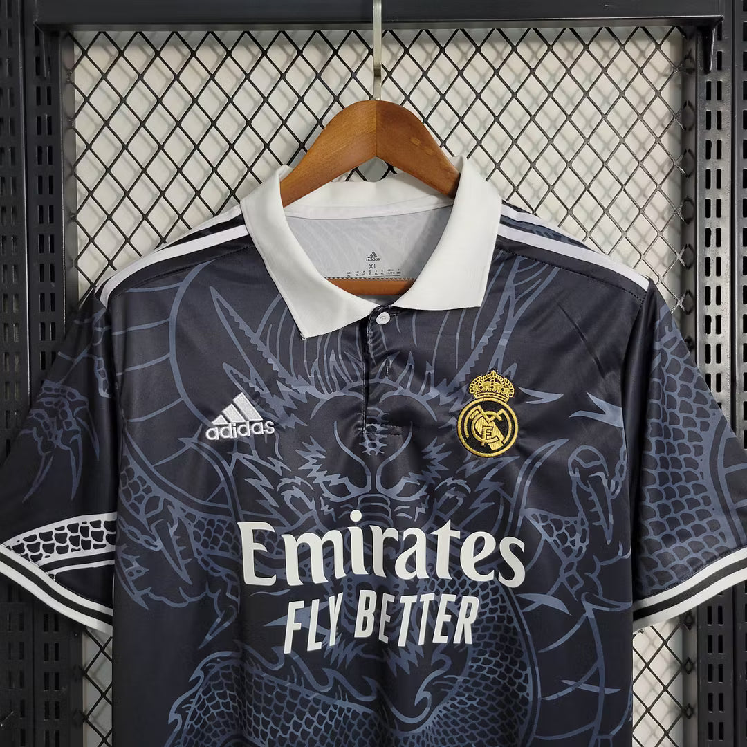 Camisola preta Black Dragon do Real Madrid 2023