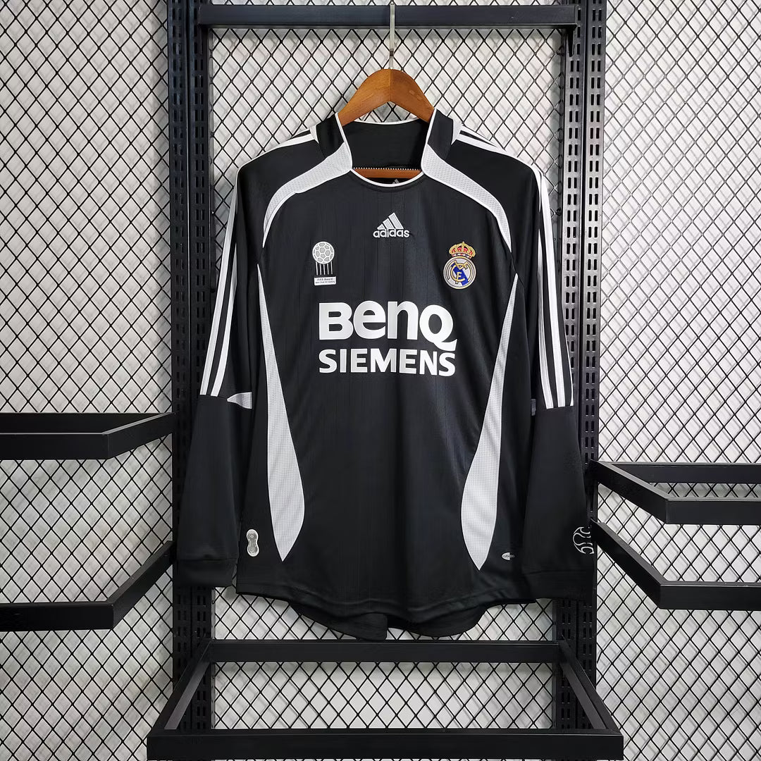 Maglia da trasferta a maniche lunghe del Real Madrid 2006 L/S