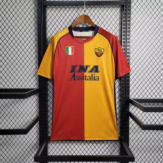 AS Roma 2001 europäisches Heimtrikot