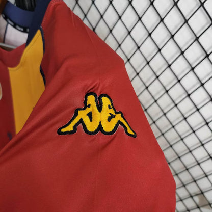 Maglia da casa europea dell'AS Roma 2001