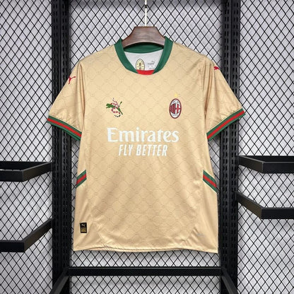 Maillot spécial AC Milan 2024, co-brandé Gucci