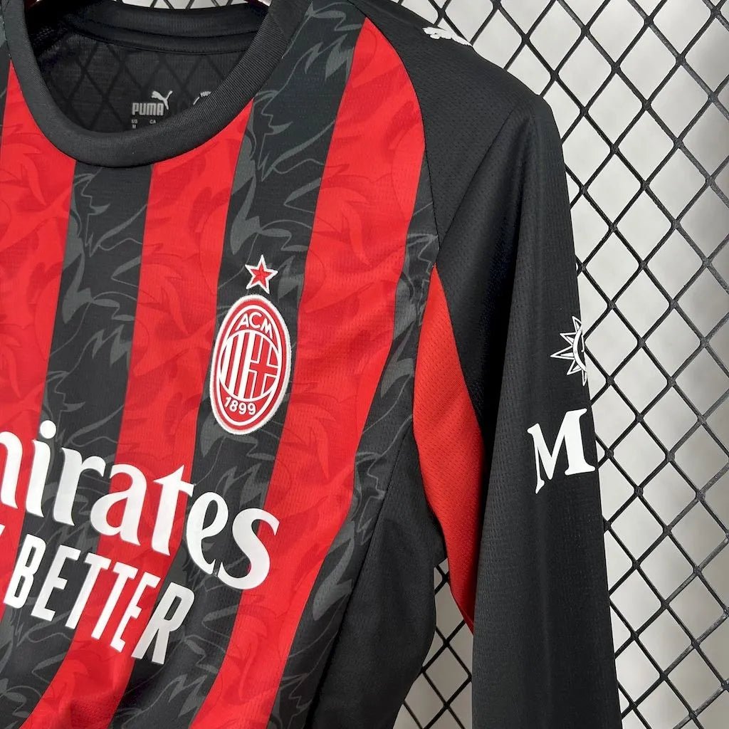 AC Milan 2025 L/S-thuisshirt