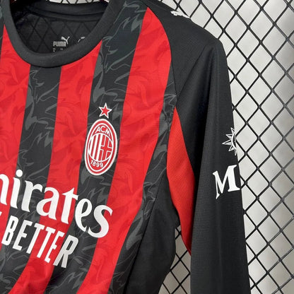 AC Milan 2025 L/S-thuisshirt