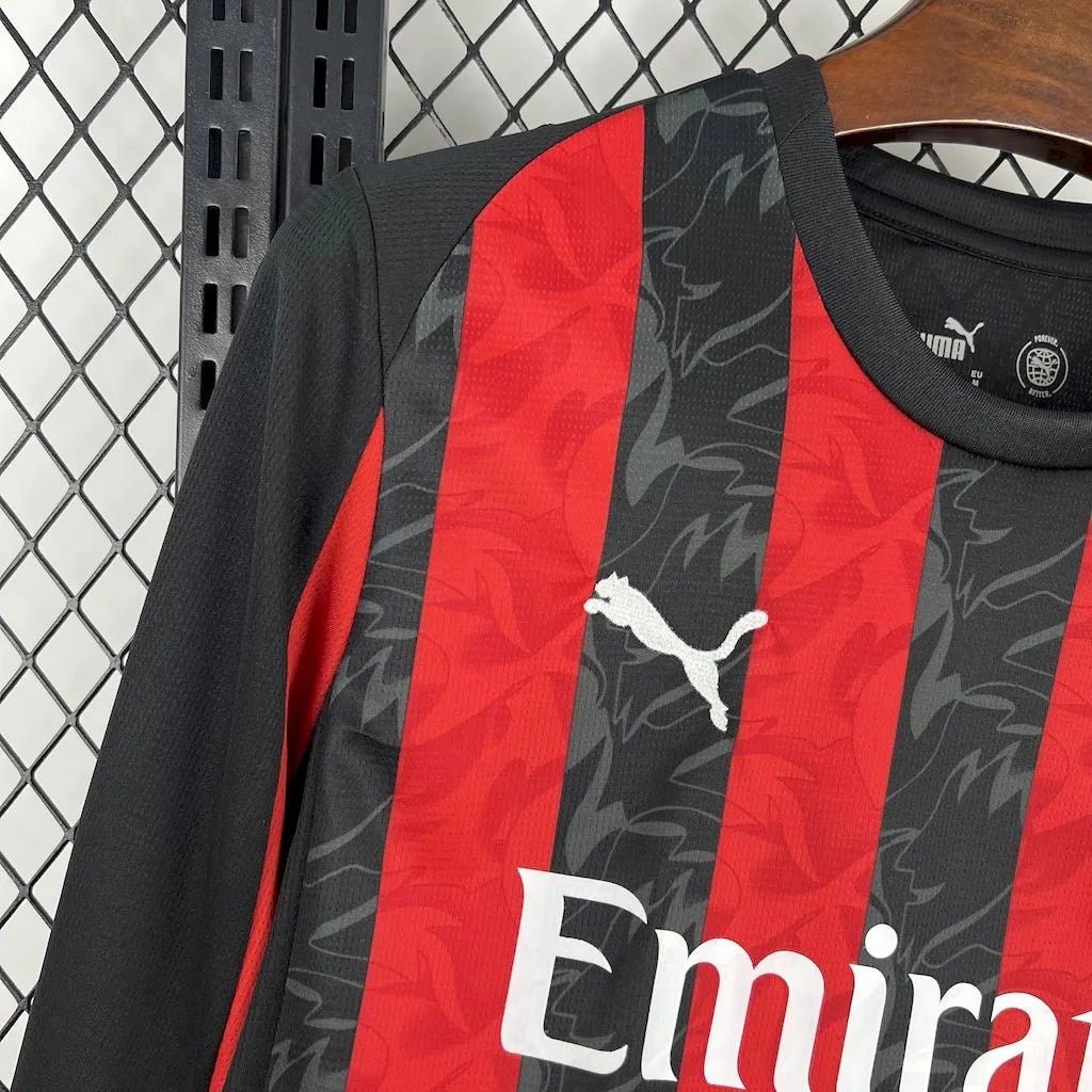 AC Milan 2025 L/S-thuisshirt
