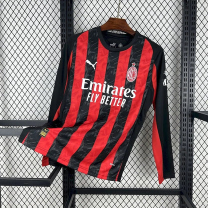 AC Milan 2025 L/S-thuisshirt