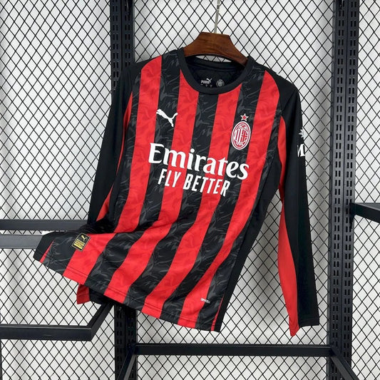 Maillot domicile 2025 à manches longues de l’AC Milan
