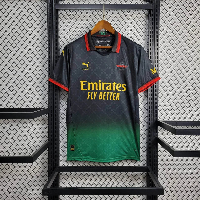 Ac Milan × OFF-White 2024 Special Jersey