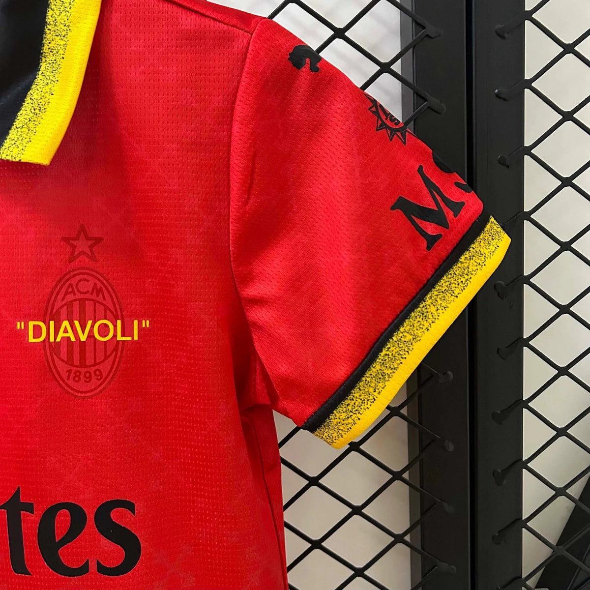 AC Milan x Off White 2024 Red Jersey