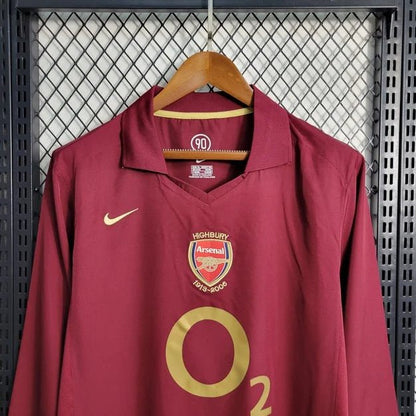 Arsenal 2005 L/S Home Jersey