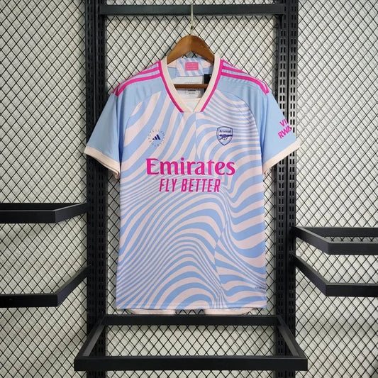 Camisola azul-clara de treino do Arsenal 2023