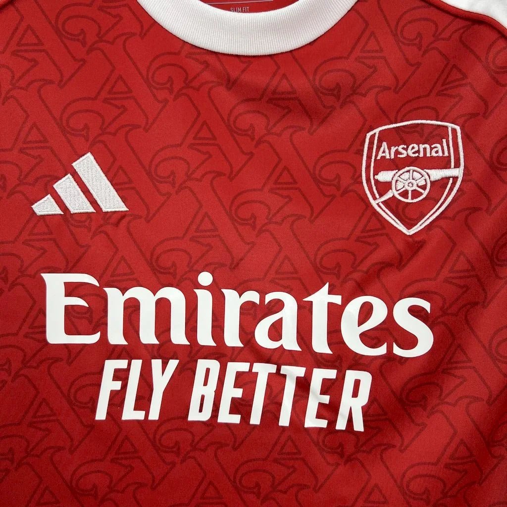 Maillot domicile 2025 d’Arsenal