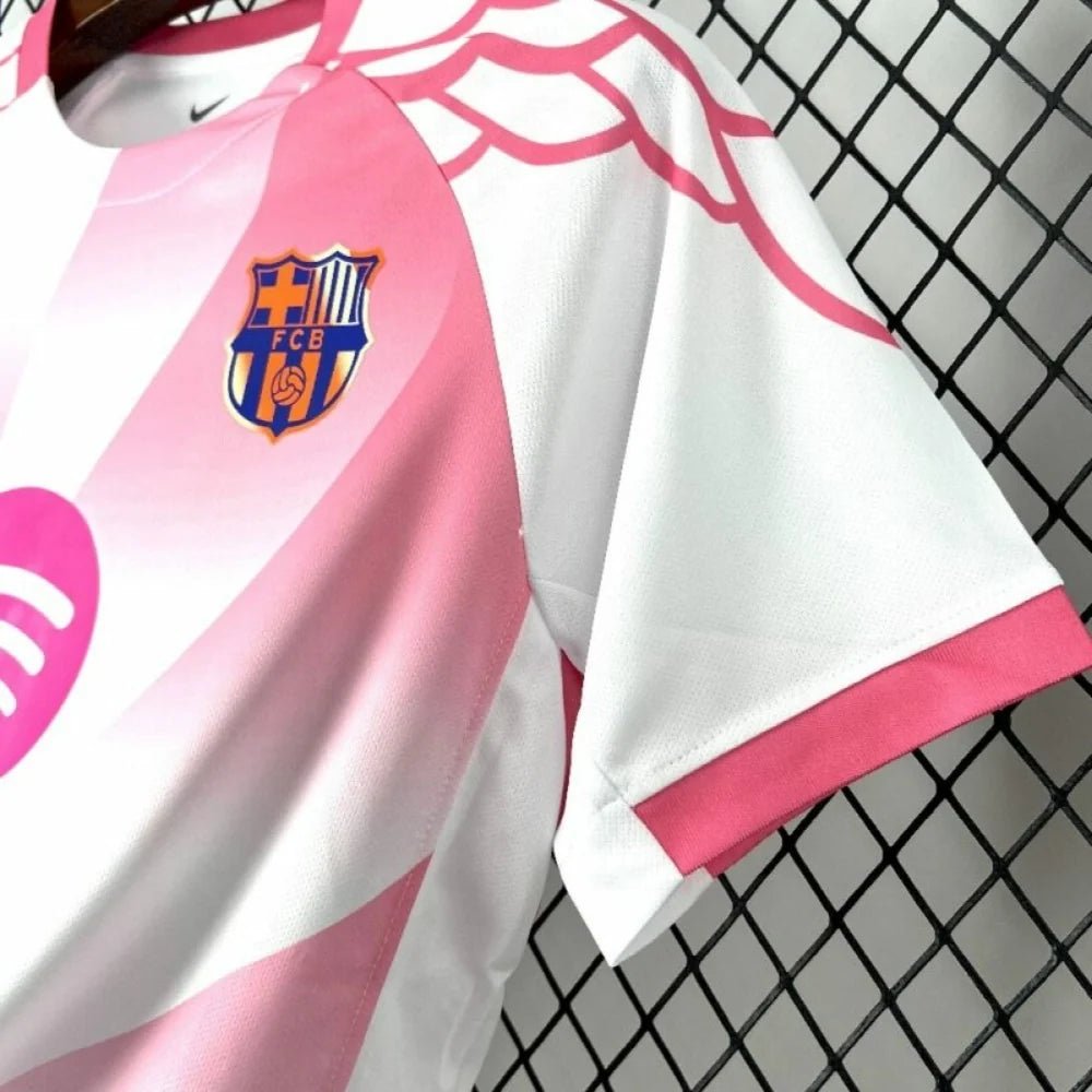 Camisola Barcelona 2025 Velo Cor-de-rosa Edição Especial