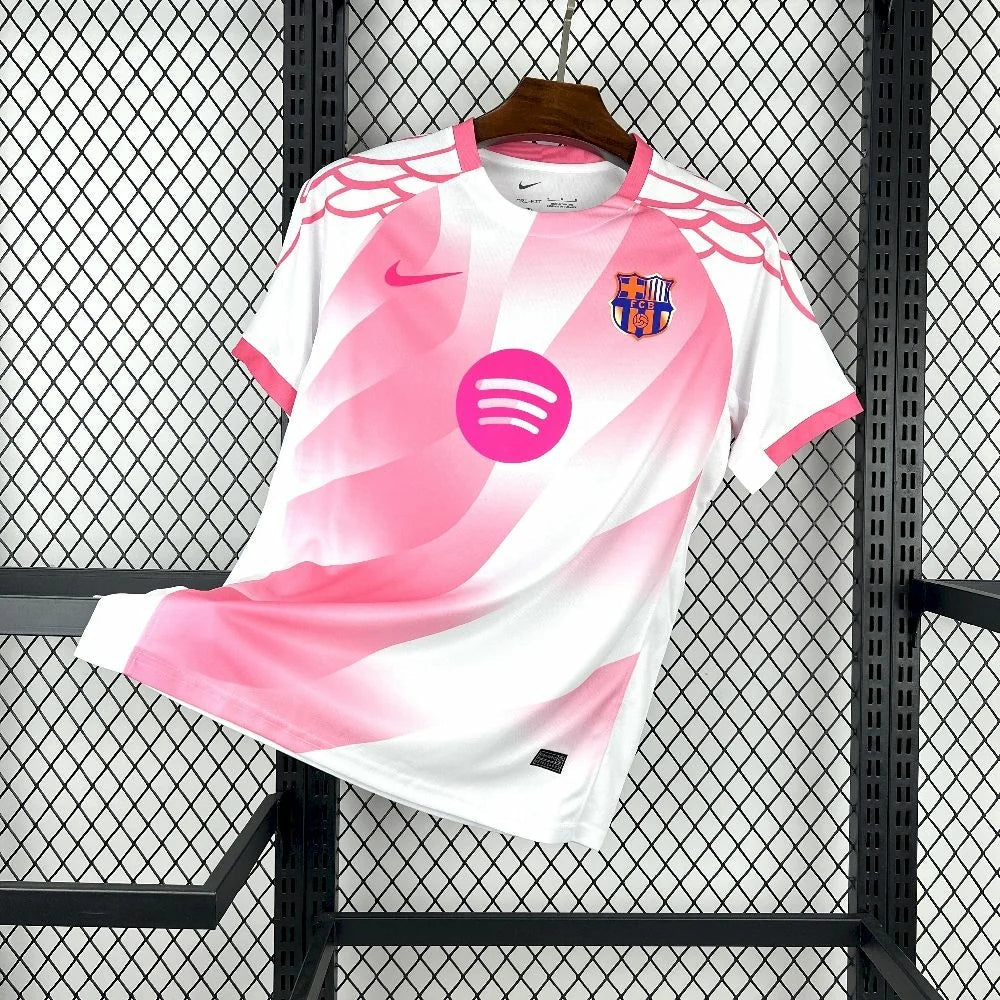 Camisola Barcelona 2025 Velo Cor-de-rosa Edição Especial