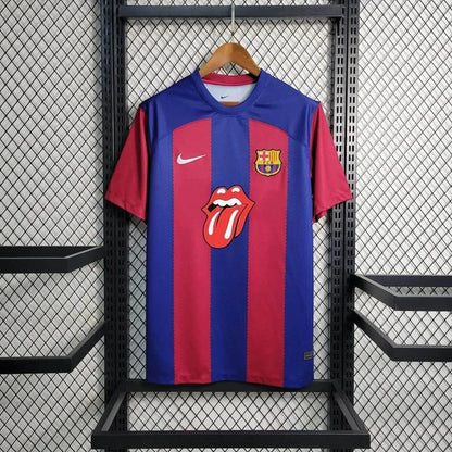 Specjalna koszulka domowa Barcelony x The Rolling Stones 2023