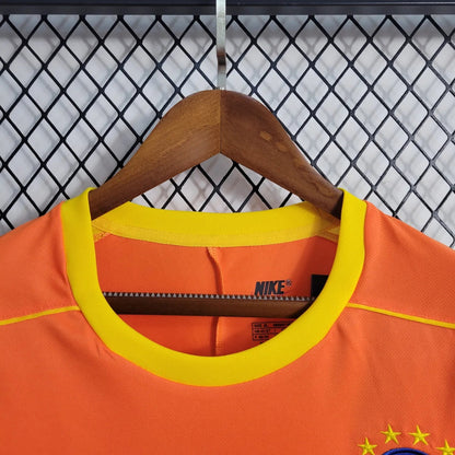 Camiseta de manga larga de portero de Brasil 1998