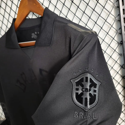 Brazilië 2013 zwart voetbalshirt