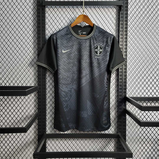 Maglia speciale nera del blackout del Brasile 2023
