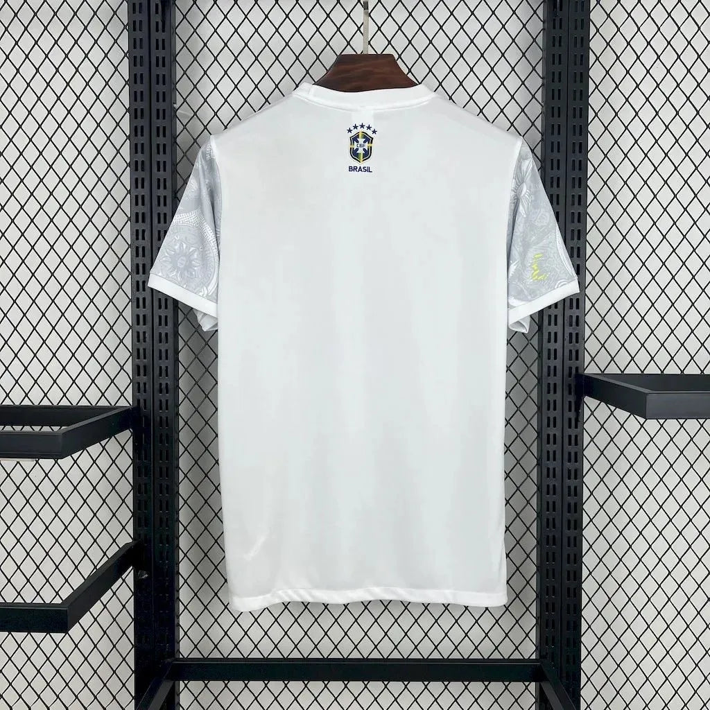 Brazil 2025 White Christ Special Edition Jersey