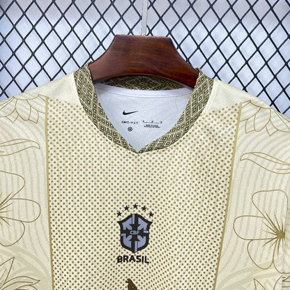 Brasilien 2026 spezielles Arara-Gold-Trikot