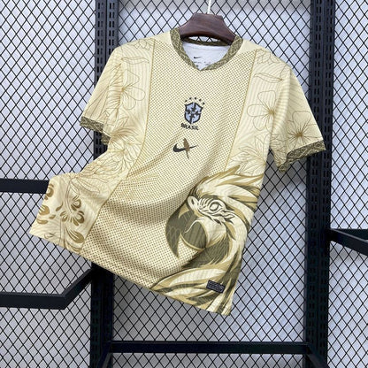 Brasilien 2026 spezielles Arara-Gold-Trikot