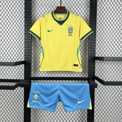 Brazil 2026 Home World Cup Kids Jersey