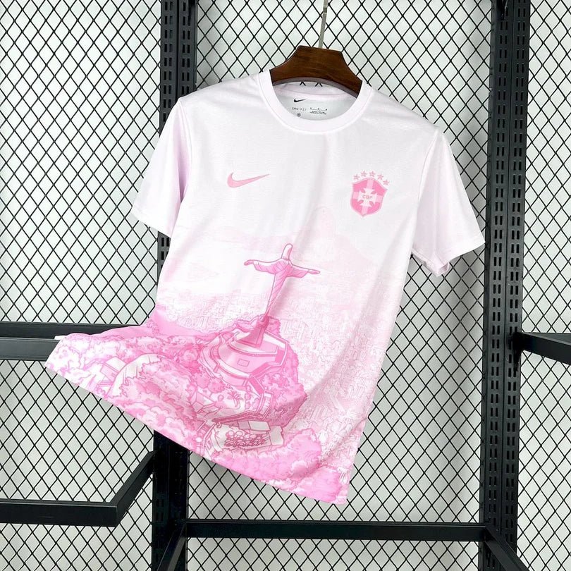 Brazilië 2026 speciaal roze Rio-shirt