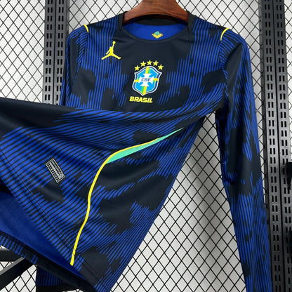 Brazil World Cup 2026 L/S Away Jersey