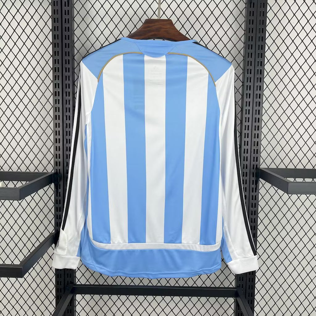 Camiseta local de manga larga de Argentina 2006 L/S