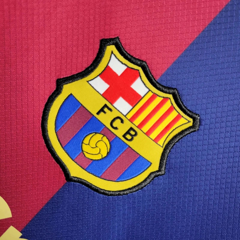 Barca 24/25 Home Shirt - Long Sleeve