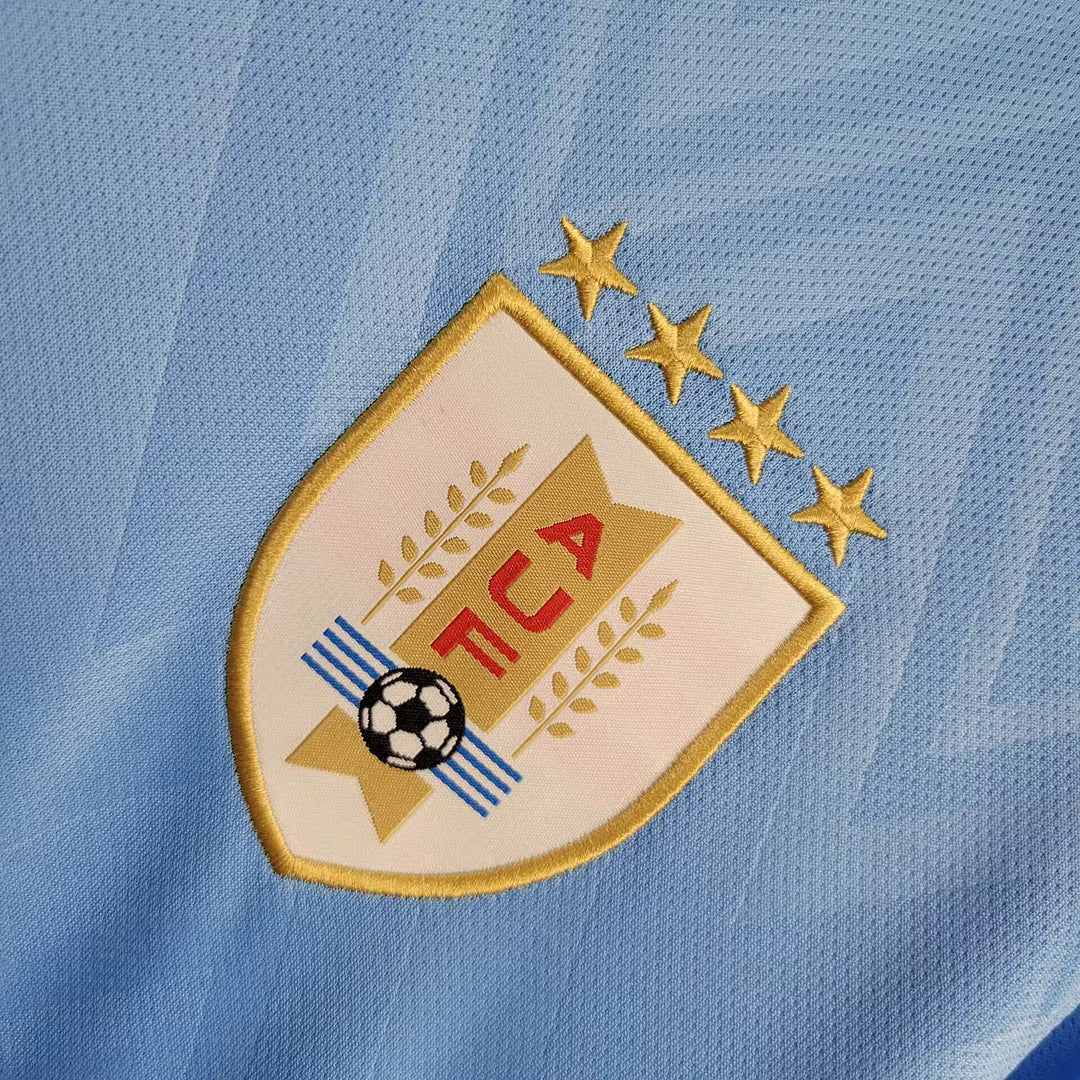 Maillot domicile de l’Uruguay 2025