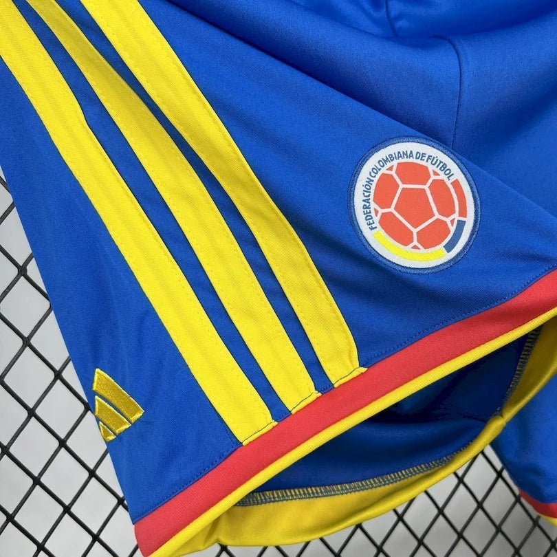 Pantalones cortos de local de Colombia para la Copa Mundial 2026