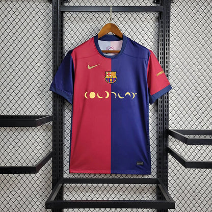 Barca × Coldplay 24/25 Special Home Shirt (No Coldplay Print)