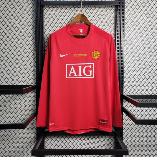 Man United 07/08 Home Shirt - FOOTLV