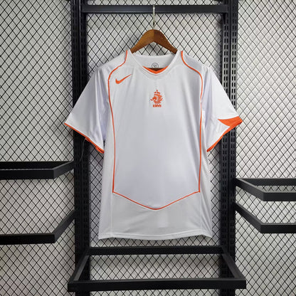 Camisola de visitante dos Países Baixos 2004