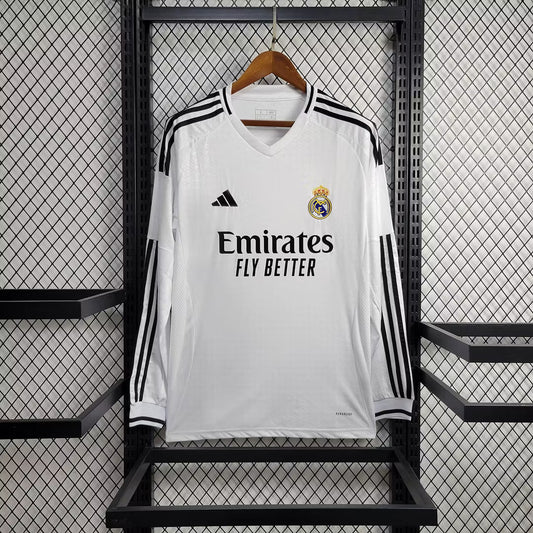 Real Madrid 2024 L/S Home Jersey