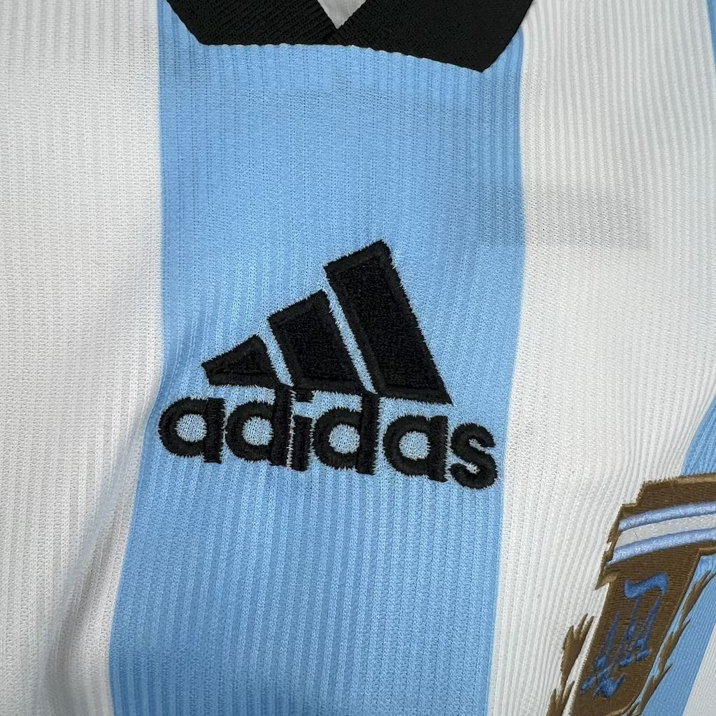 Camiseta local de manga larga de Argentina 1998 L/S