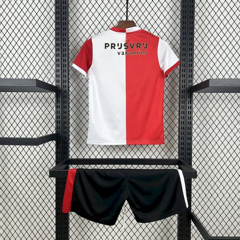 Feyenoord Rotterdam 2025 Home Kids Jersey
