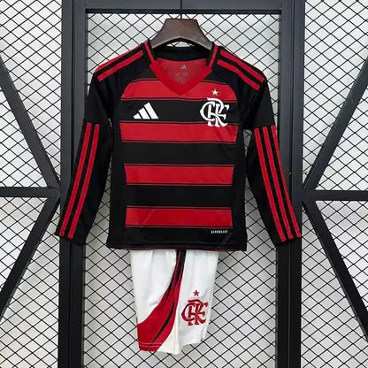 Camisola de casa de manga comprida do Flamengo 2025