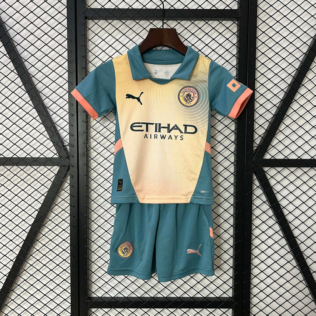 Manchester City 2024 Fourth Away Kids Jersey